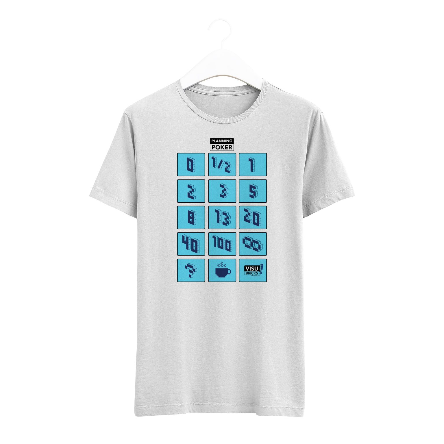 Planning Poker TShirt (Fibonacci) Visubricks
